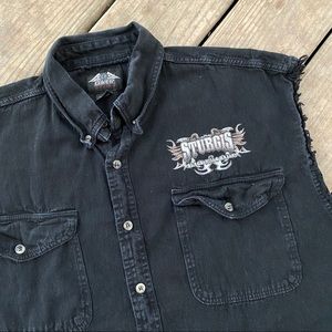🔥Vintage 2008 Sturgis Biker Sleeveless Vest | 3XL